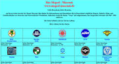 Desktop Screenshot of moped-museum.de